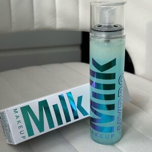 Milk Makeup Hydro Grip Primer with Teal and Blue Accents